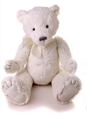 Charlie Bears My First Charlie Bear Small Winter White